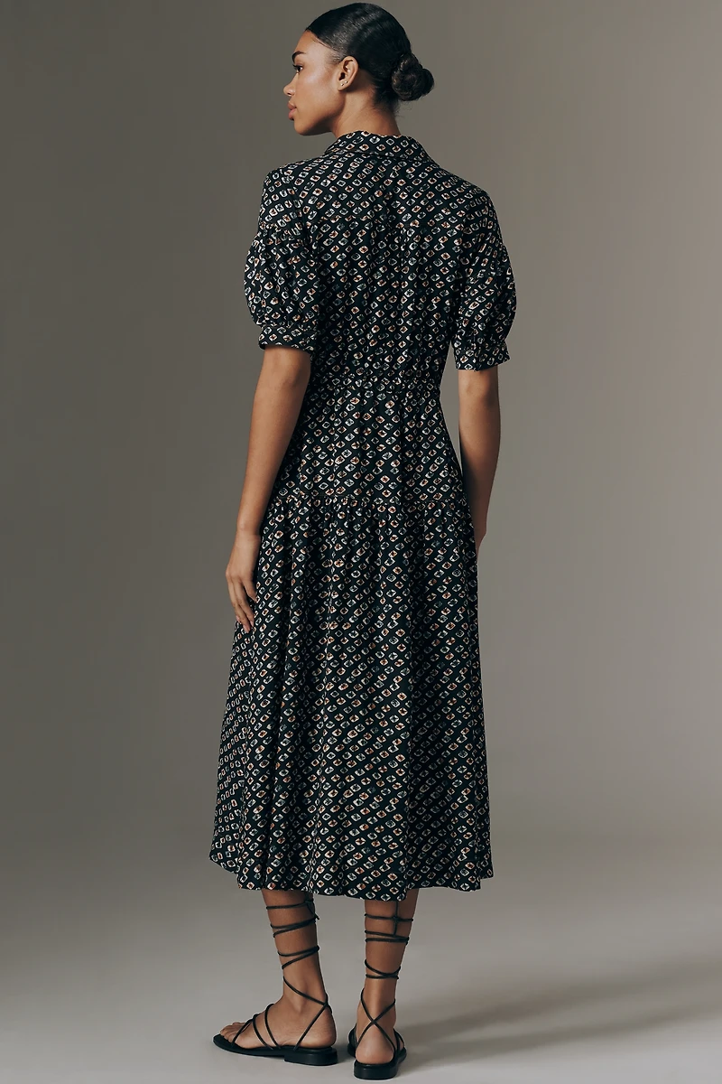 By Anthropologie Utility Pocket Shirt Dress