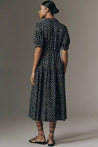 By Anthropologie Utility Pocket Shirt Dress