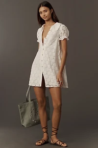 Keira Lace Mini Dress by Pilcro