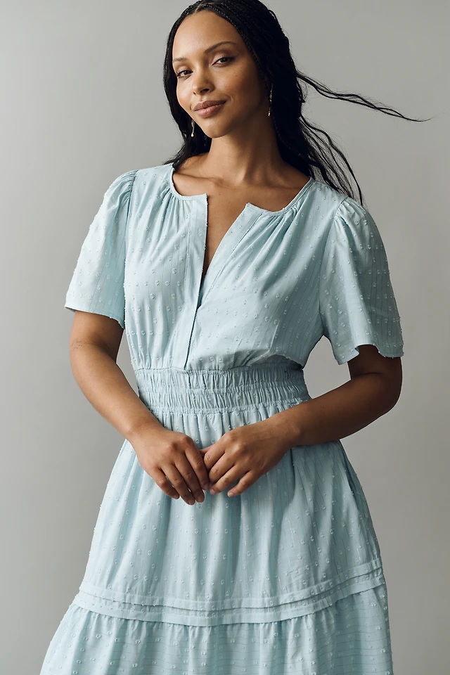 navy and white mini dress Navy & White Stripe Sweater Mini Dress - All Dresses main image 0