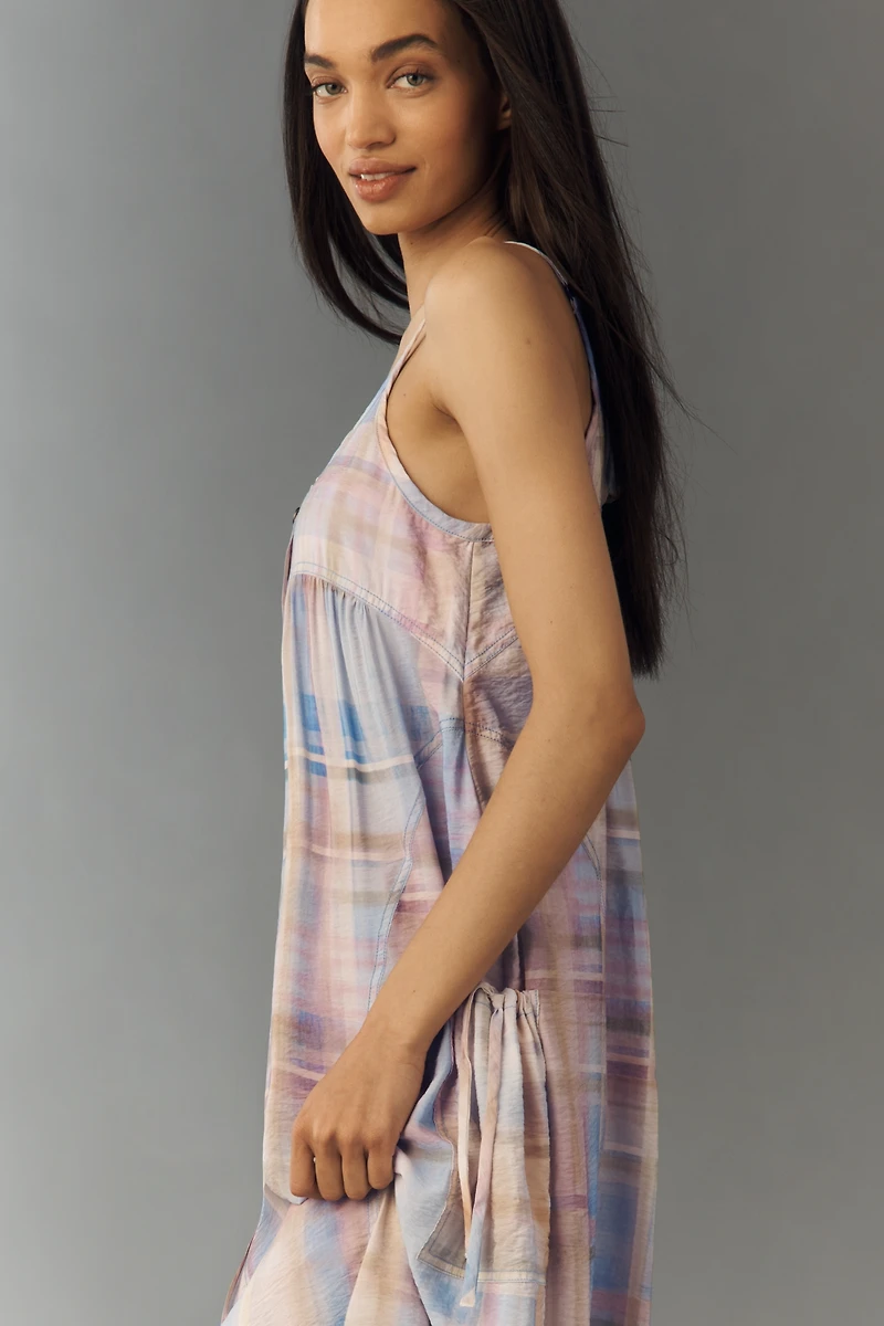 Pilcro Barrel Hem Midi Dress