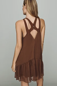 By Anthropologie Chiffon Halter Dress