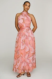 Maeve Cutout Halter Maxi Dress