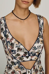 Maeve Cutout A-Line Dress
