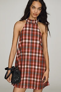 Maeve Keiko Halter Mini Dress