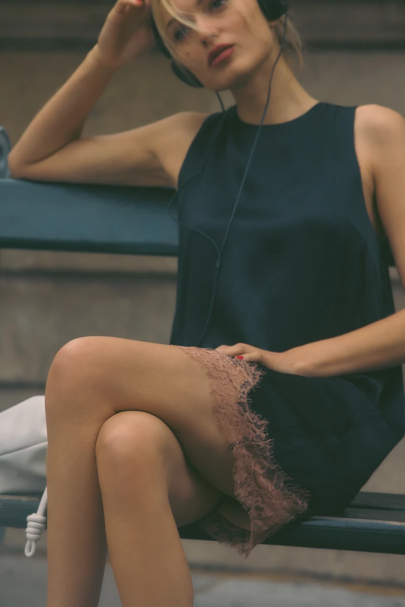 Maeve Emmy Sleeveless Swing Mini Dress