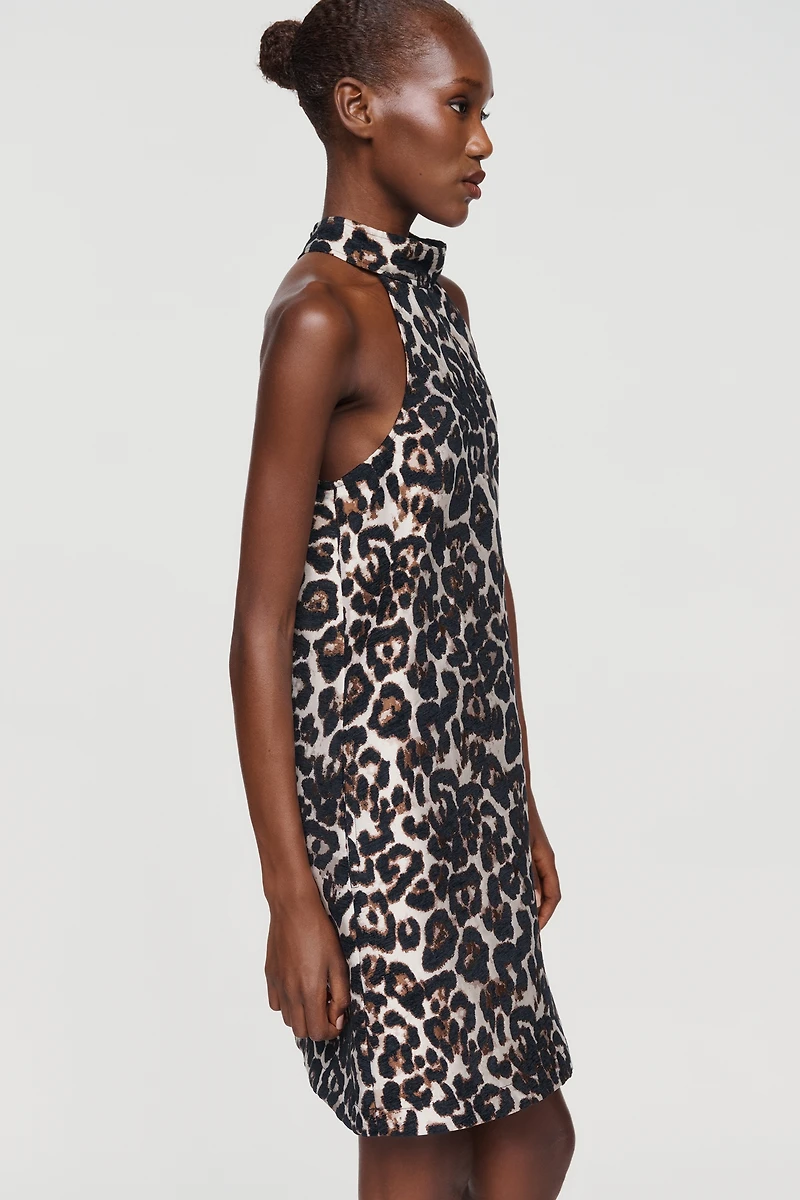 Maeve Keiko Halter Mini Dress
