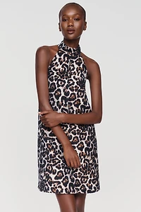 Maeve Keiko Halter Mini Dress
