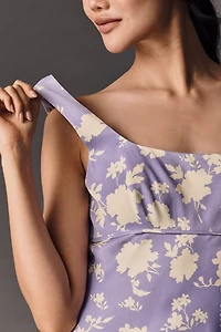 Maeve Square-Neck Midi Slip Dress