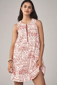 The Keiko Mini Dress by Maeve: Front Zip Edition