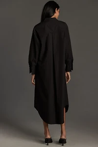 The Soren Long-Sleeve Shirt Dress by Maeve