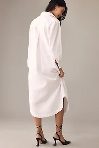 The Soren Long-Sleeve Shirt Dress by Maeve