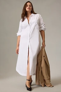 The Soren Long-Sleeve Shirt Dress by Maeve