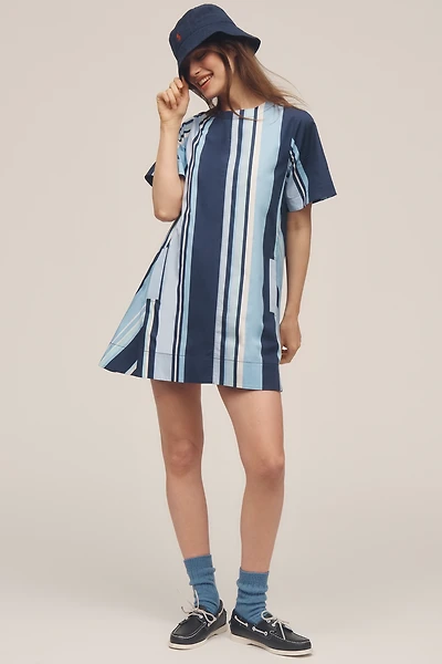The Emmy Short-Sleeve Swing Mini Dress by Maeve