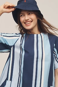 The Emmy Short-Sleeve Swing Mini Dress by Maeve