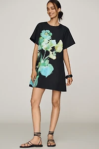 Emmy Short-Sleeve Swing Mini Dress by Maeve
