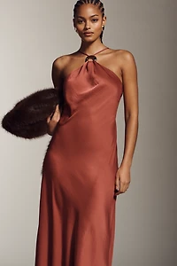 Veda Halter Slip Midi Dress