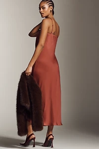 Veda Halter Slip Midi Dress