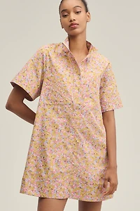 The Jeannie Short-Sleeve A-Line Mini Dress by Maeve