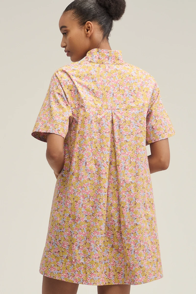 The Jeannie Short-Sleeve A-Line Mini Dress by Maeve