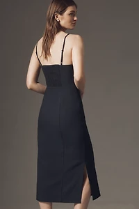 Maeve Sleeveless Lace-Trim Mini Dress