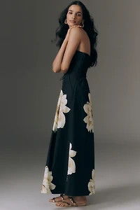 Maeve Strapless Waisted Maxi Dress