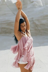 By Anthropologie Tiered Floaty Dress