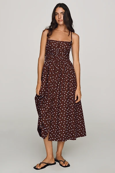 Katerina Button-Front Dress