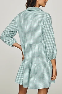 Bettina Mini Tiered Shirt Dress by Maeve