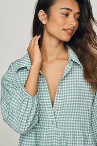 Bettina Mini Tiered Shirt Dress by Maeve