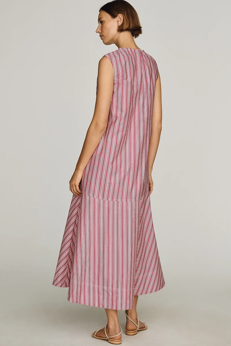 Maeve Sleeveless Cotton Poplin Maxi Dress