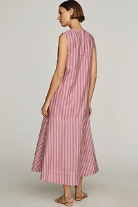 Maeve Sleeveless Cotton Poplin Maxi Dress