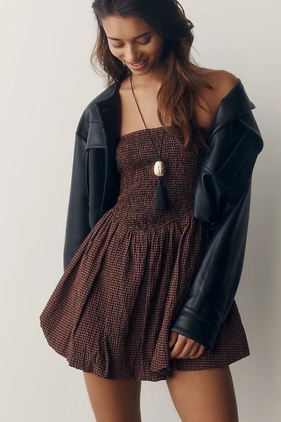By Anthropologie Strapless Bubble Dress