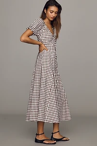 Maeve Puff Sleeve Midi Dress