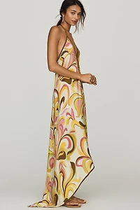 Rococo Sand High-Low Maxi Dress