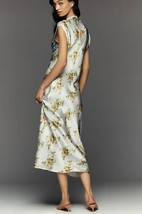 Maeve Mock-Neck Midi Slip Dress