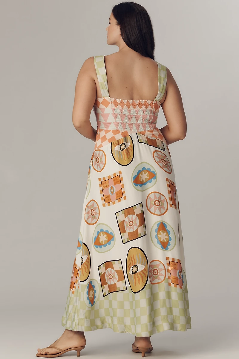 The Meredith Walker Jocelyn Sleeveless Slip Midi Dress by Maeve