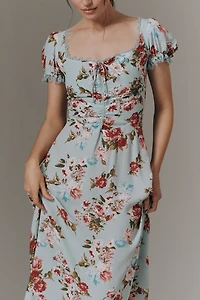 By Anthropologie Printed Midi Dress