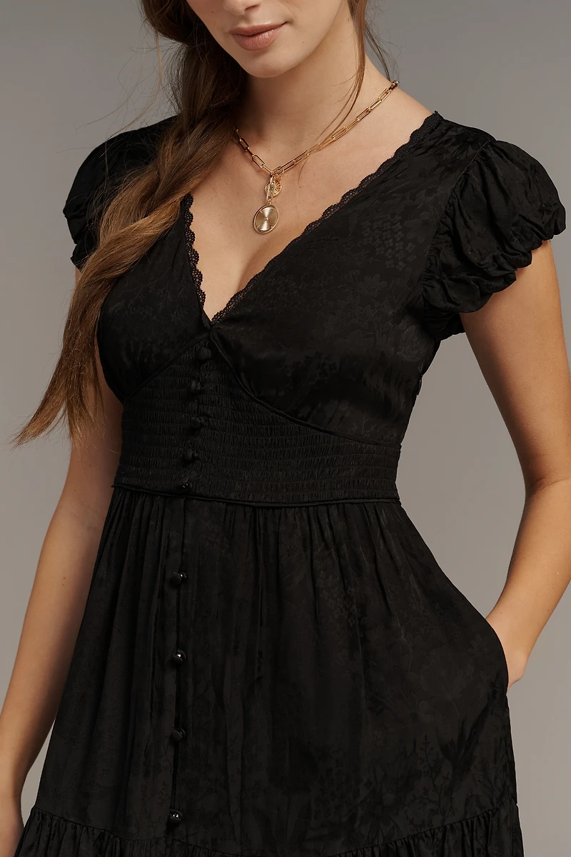 The Peregrine Satin Mini Dress