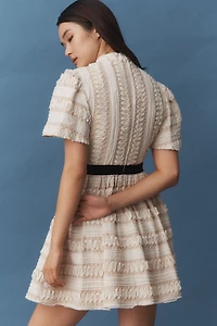 Maude Blythe Textured Mini Dress