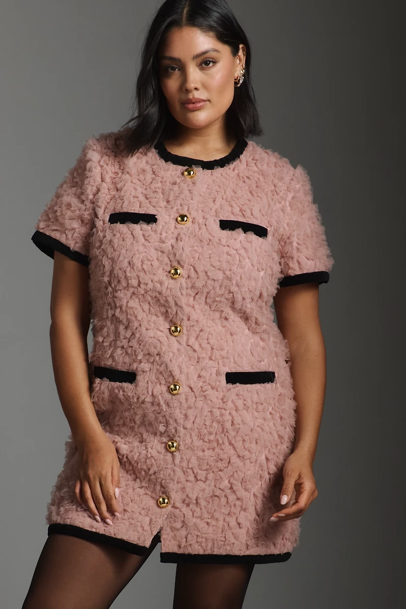 Maude Taylor Textured Mini Dress