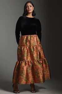 Maude Kira Twofer Maxi Dress