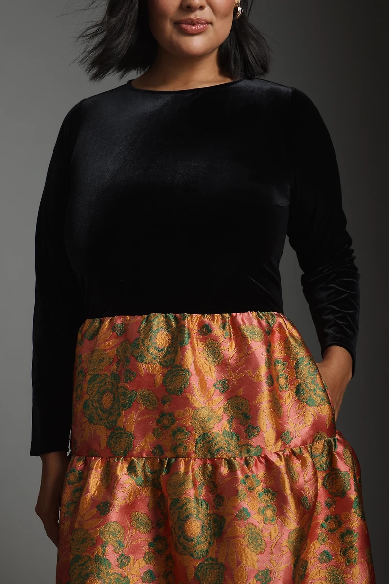 Maude Kira Twofer Maxi Dress