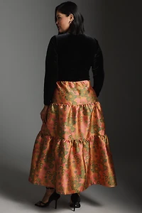 Maude Kira Twofer Maxi Dress