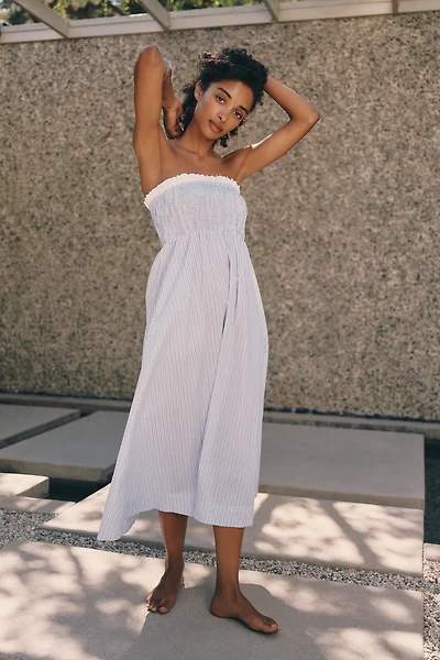 Maude Club Alicia Petite 100% Cotton Midi Dress