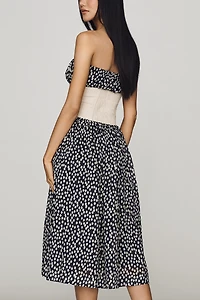 Maude Club Erin Petite 100% Cotton Midi Dress