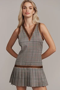 Find Me Now Glastonbury Vest Pleated Mini Dress