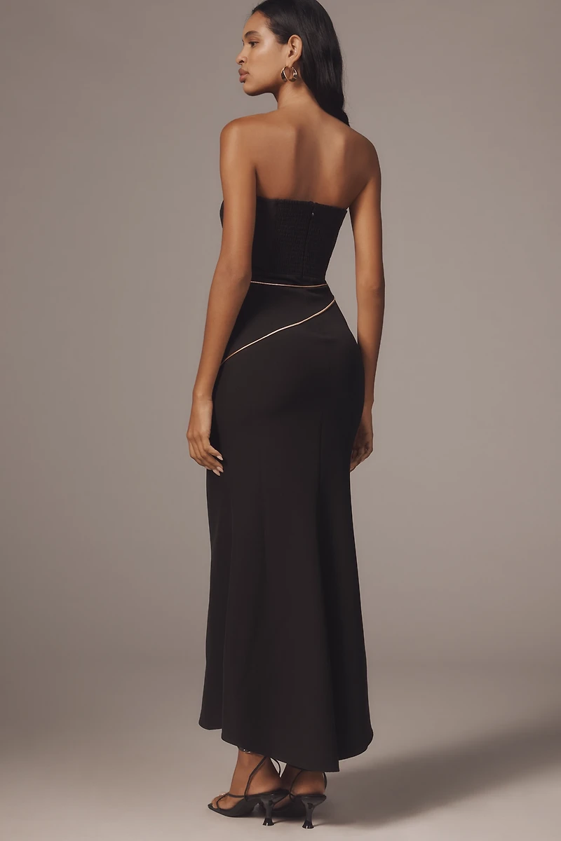 Mare Strapless Hardware Maxi Dress