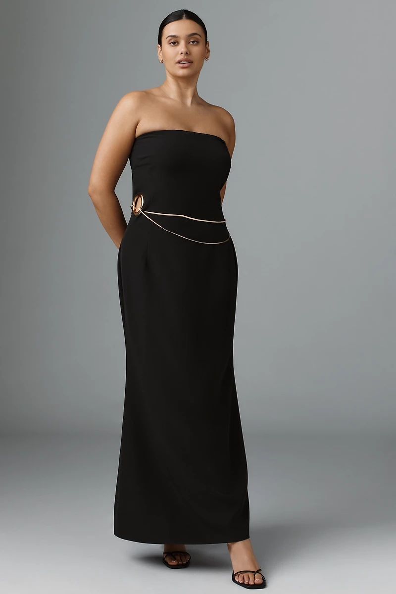 Mare Strapless Hardware Maxi Dress