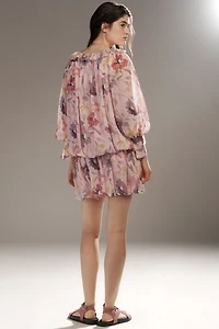 Mare Long-Sleeve Mini Dress